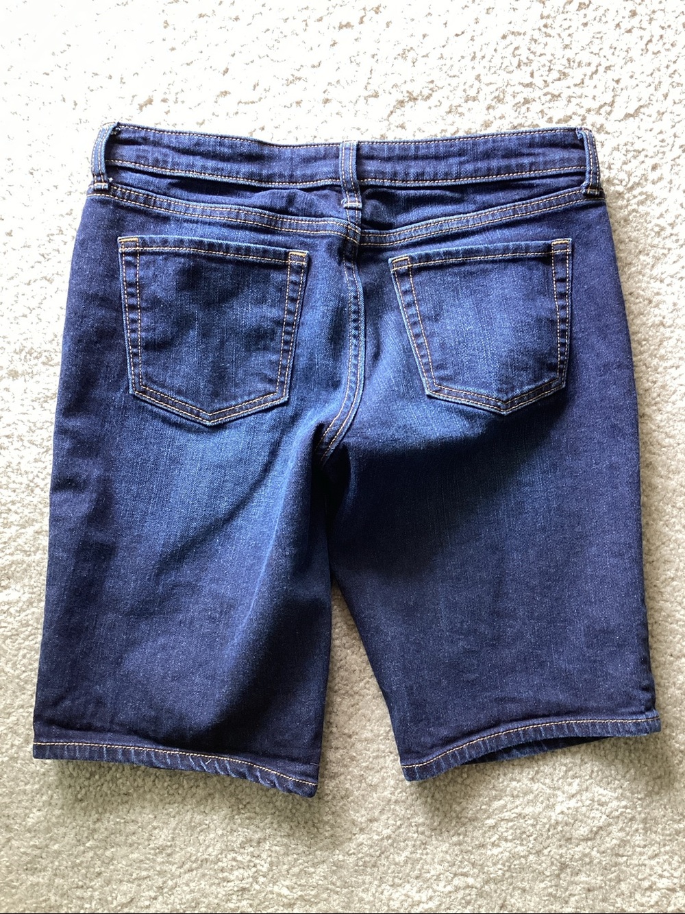 GAP Women's Dark Blue Denim Bermuda Shorts Size 4